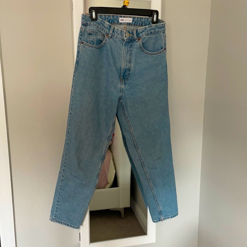 Women’s Zara Cropped Wide Leg Jeans